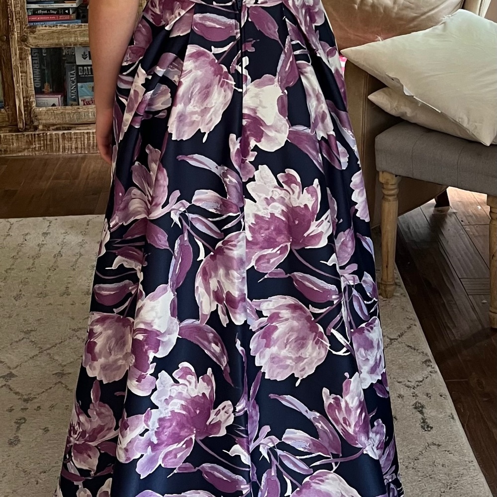 Floral high low dress